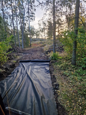 markarbete väg